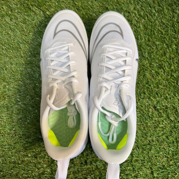 Nike Alpha Huarache 8 Pro LAX Lacrosse Cleats White Men Size 10 CW4439-100 NEW main image 4